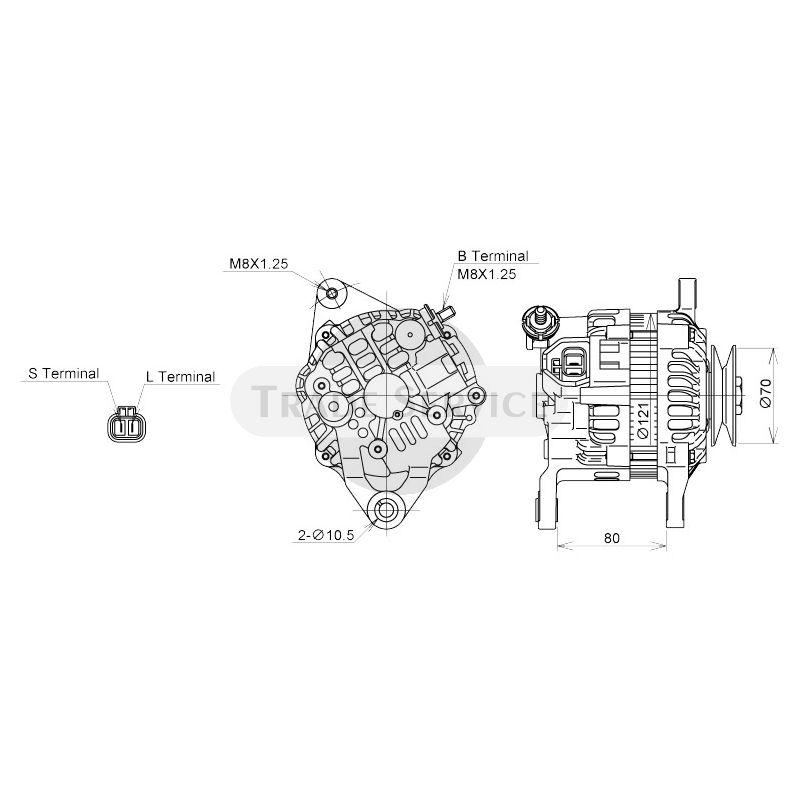 A5TA5271 / A005TA5271 (AM) Mitsubishi Electric Generator