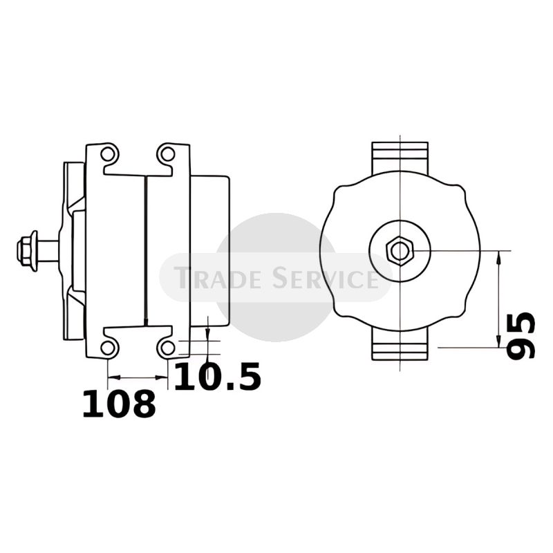 11.204.898 AAT3388 MG148 MAHLE (Letrika, Iskra) Generator (11204898)