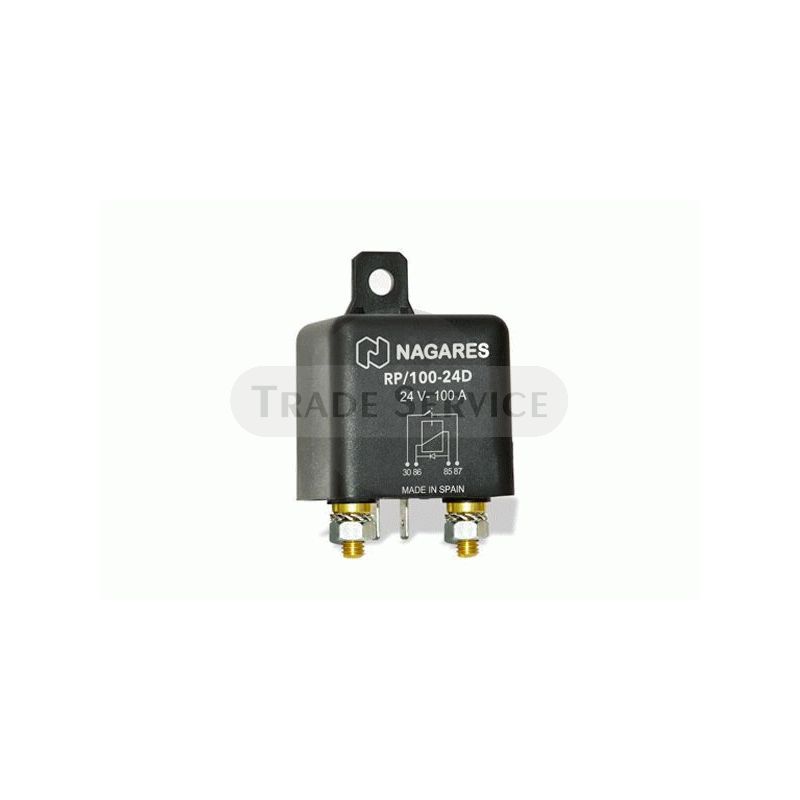 MR102 MAHLE (Nagares) RP/100-24D Arbeitsstrom Relais mit Diode