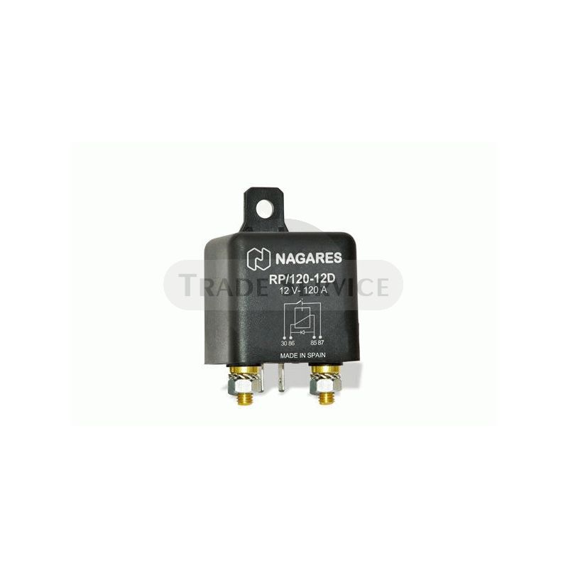 MR104 MAHLE (Nagares) RP/120-12D Arbeitsstrom Relais mit Diode