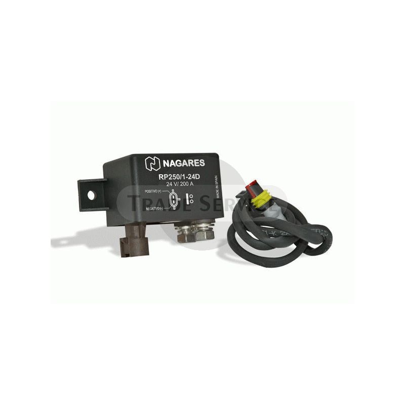 MR108 MAHLE (Nagares) RP250/1-24D Arbeitsstrom Relais mit Diode