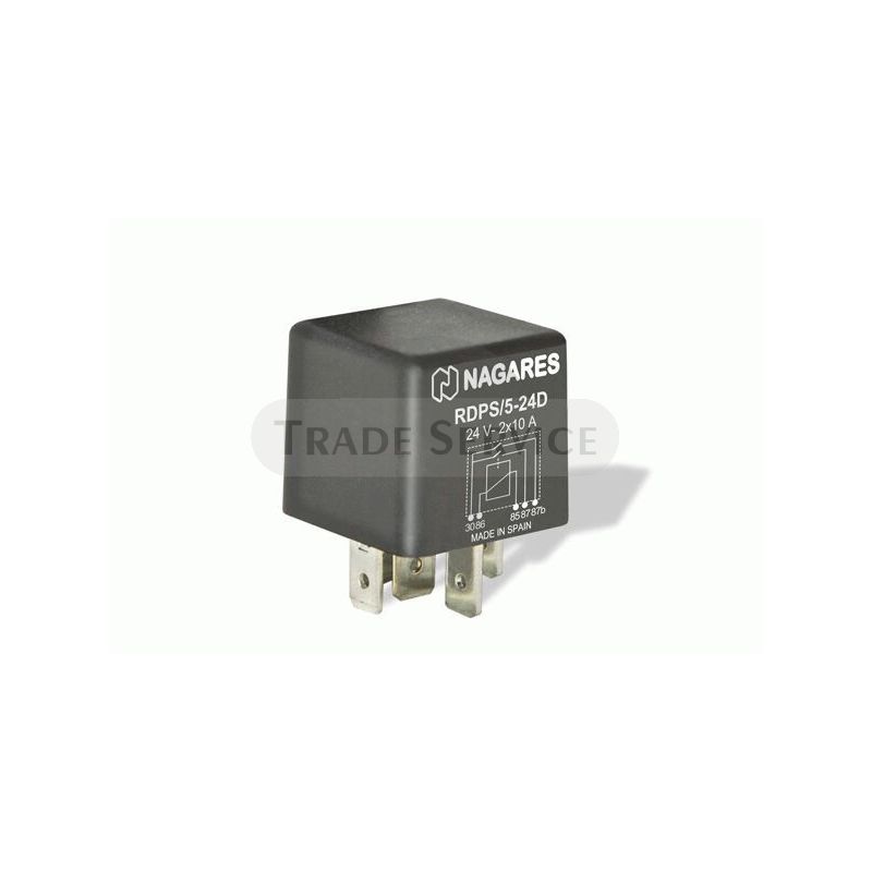 MR17 MAHLE (Nagares) RDPS/5-24D Arbeitsstrom Relais mit Diode