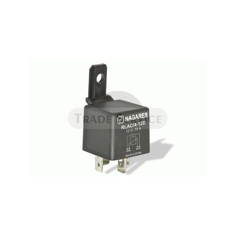 MR27 MAHLE (Nagares) RLAC/4-12D Arbeitsstrom Relais mit Diode