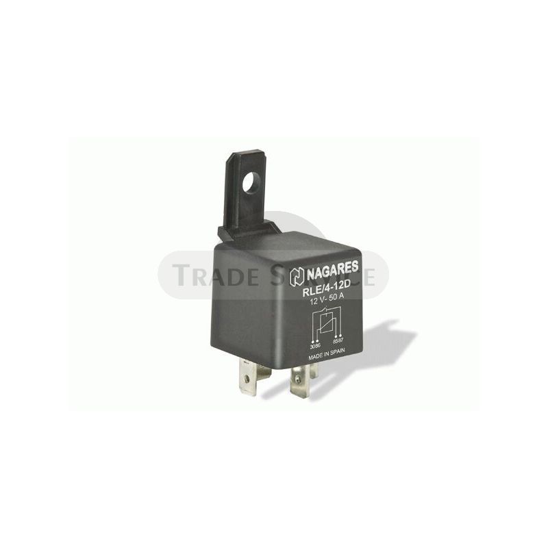 MR44 MAHLE (Nagares) RLE/4-12D Arbeitsstrom Relais mit Diode