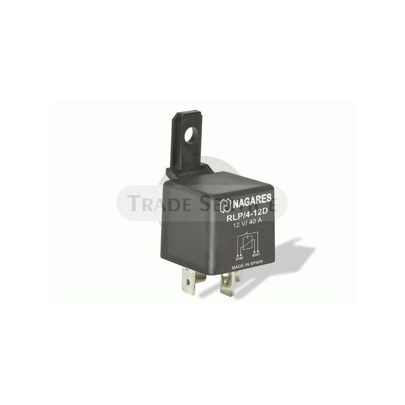 MR55 MAHLE (Nagares) RLP/4-12D Arbeitsstrom Relais mit Diode