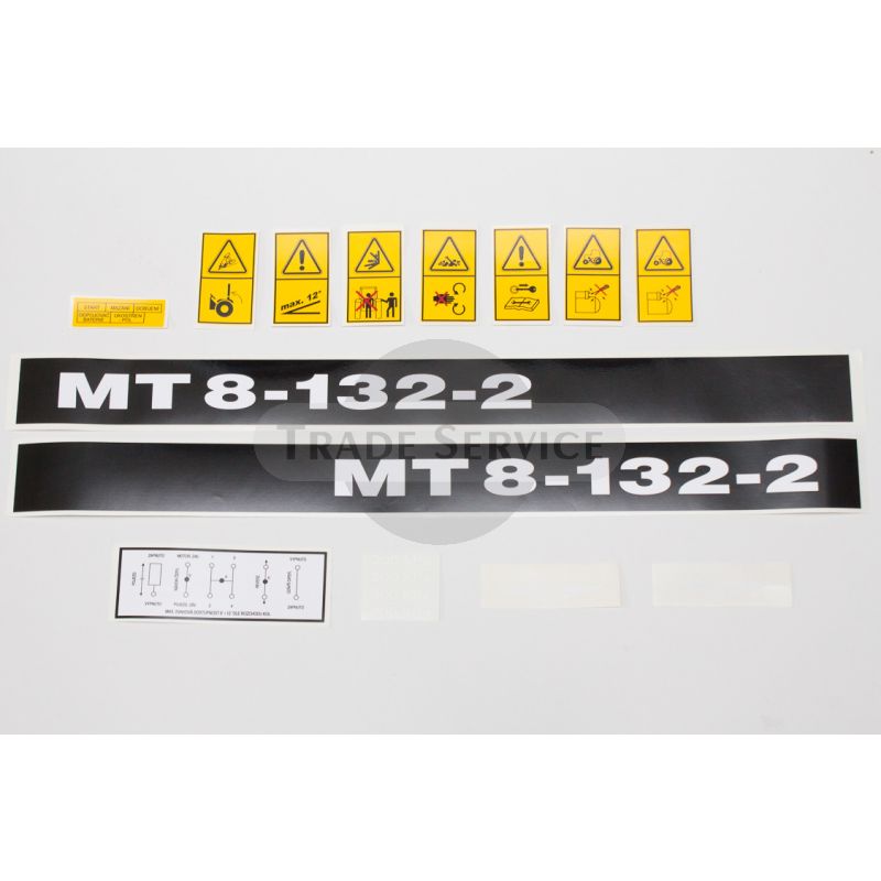 MT8-132-2 Aufkleber Satz