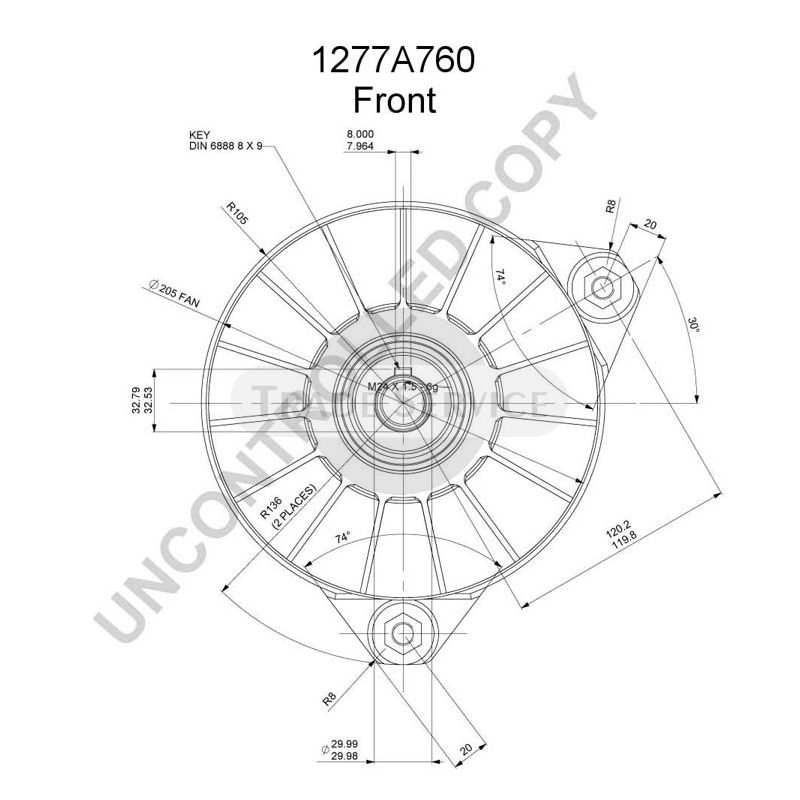 1277A760 Prestolite Generator