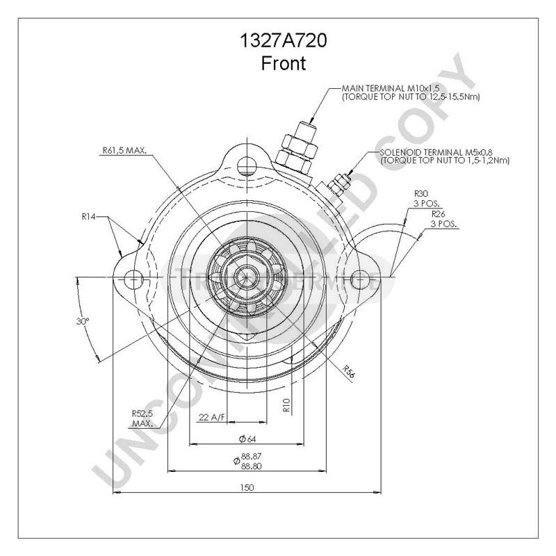1327A720 Prestolite Anlasser