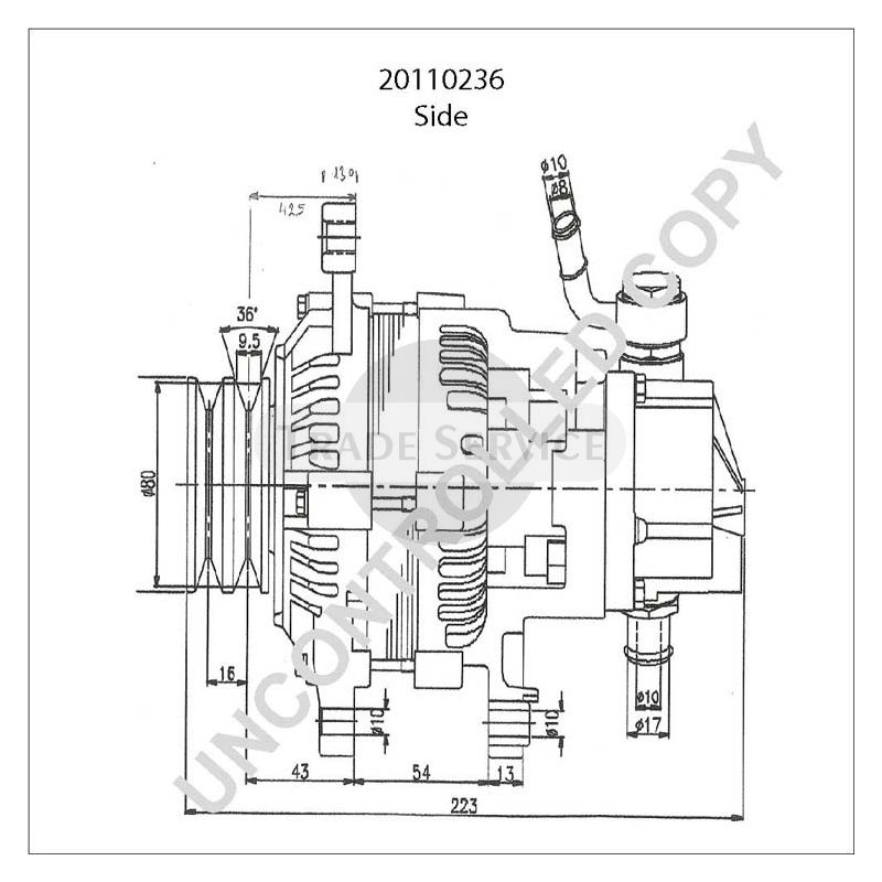 20110236 Prestolite Generator