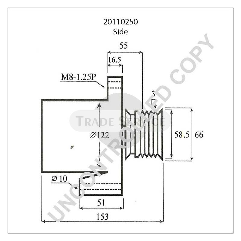 20110250 Prestolite Generator