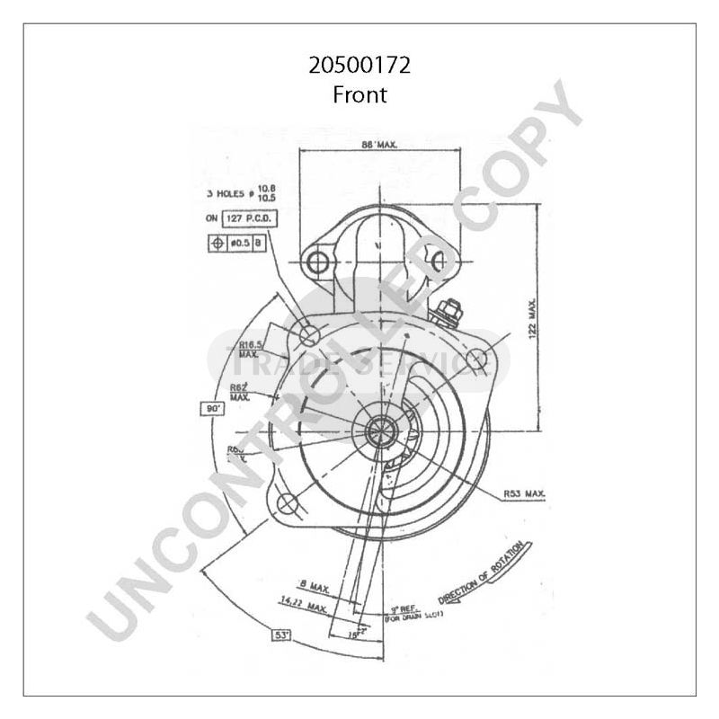 20500172 Prestolite Anlasser