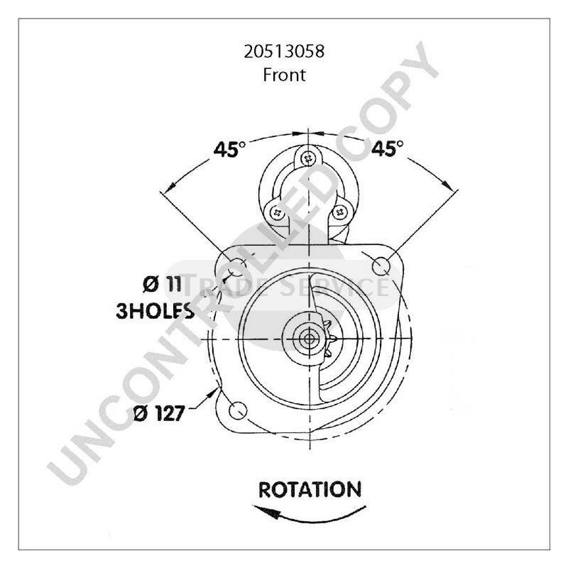 20513058 Prestolite Anlasser