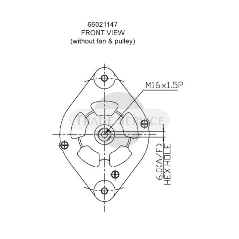 66021147 Prestolite Generator