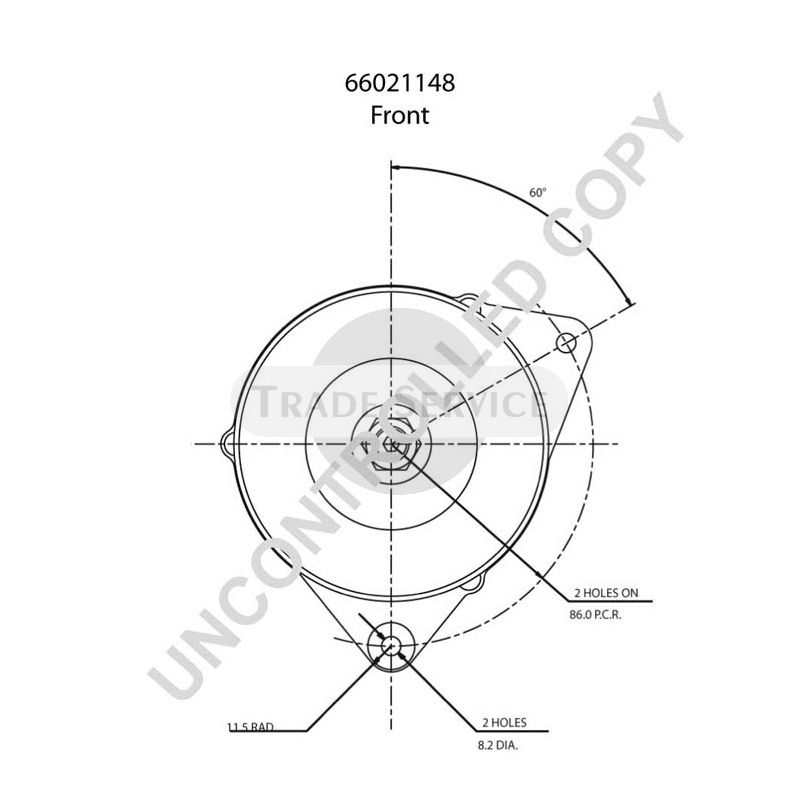66021148 Prestolite Generator