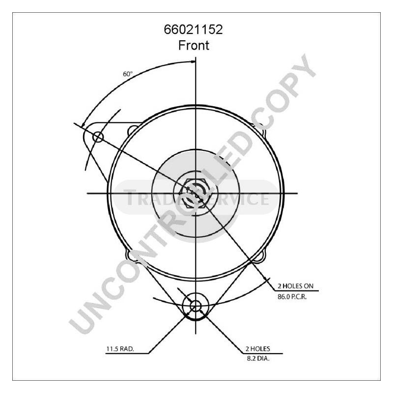 66021152 Prestolite Generator