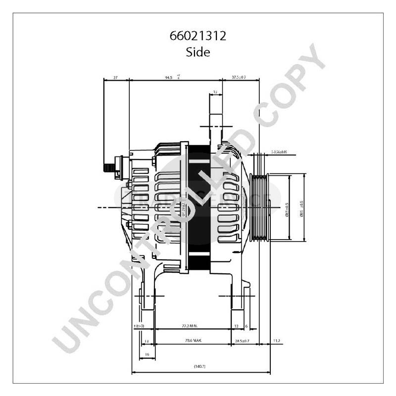 66021312 Prestolite Generator