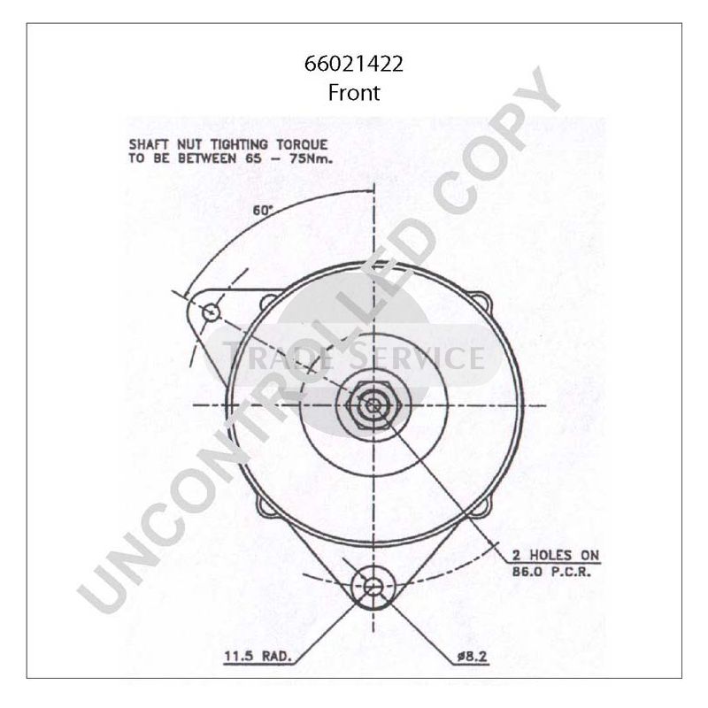 66021422 Prestolite Generator
