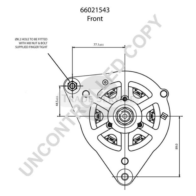 66021543 Prestolite Generator
