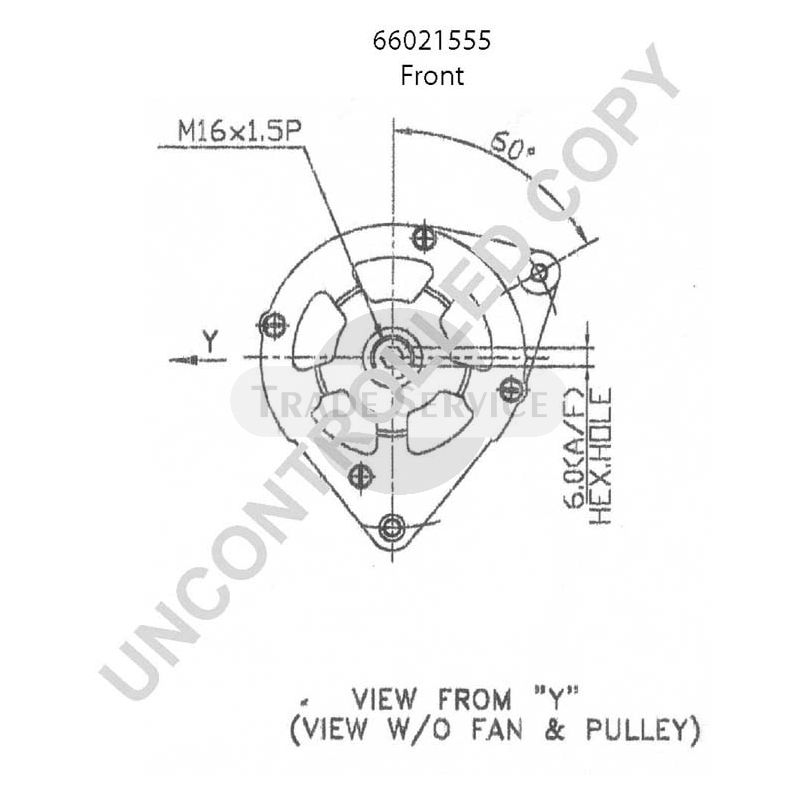 66021555 Prestolite Generator