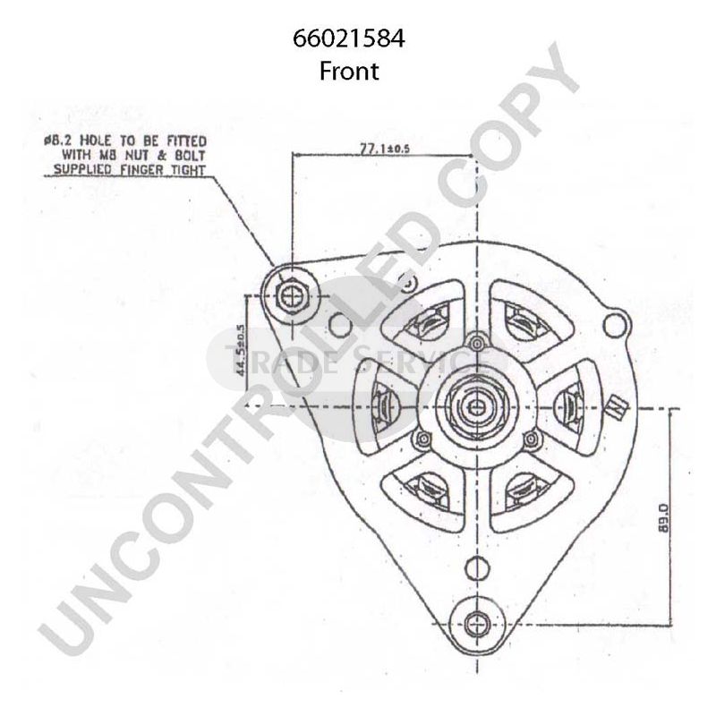 66021584 Prestolite Generator