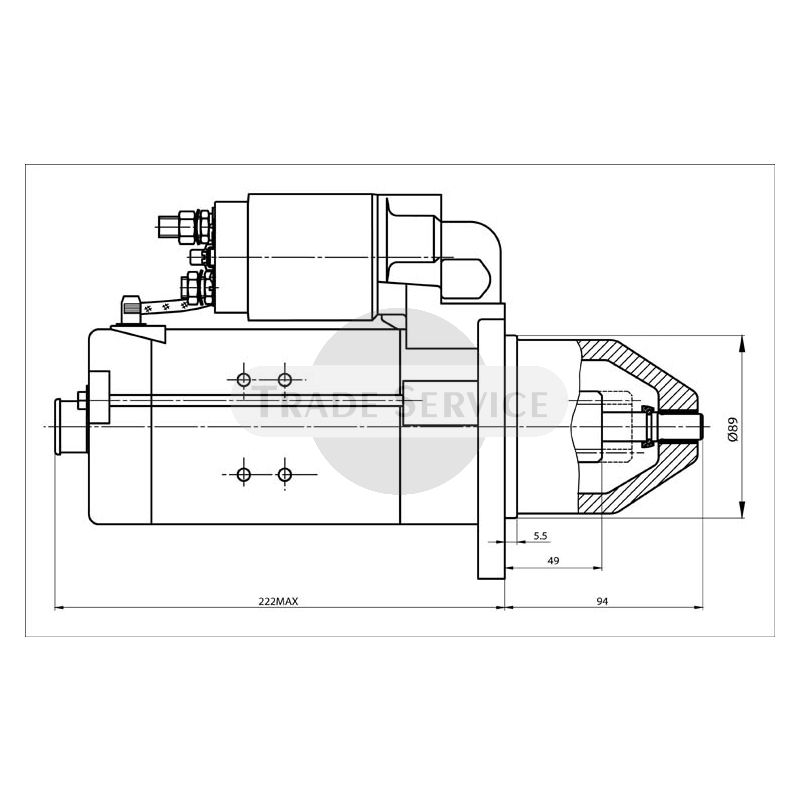 861036 Prestolite Anlasser