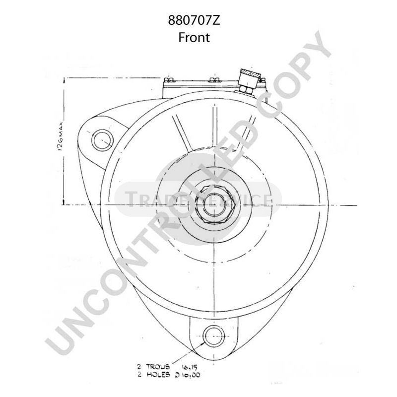 880707Z Prestolite Generator