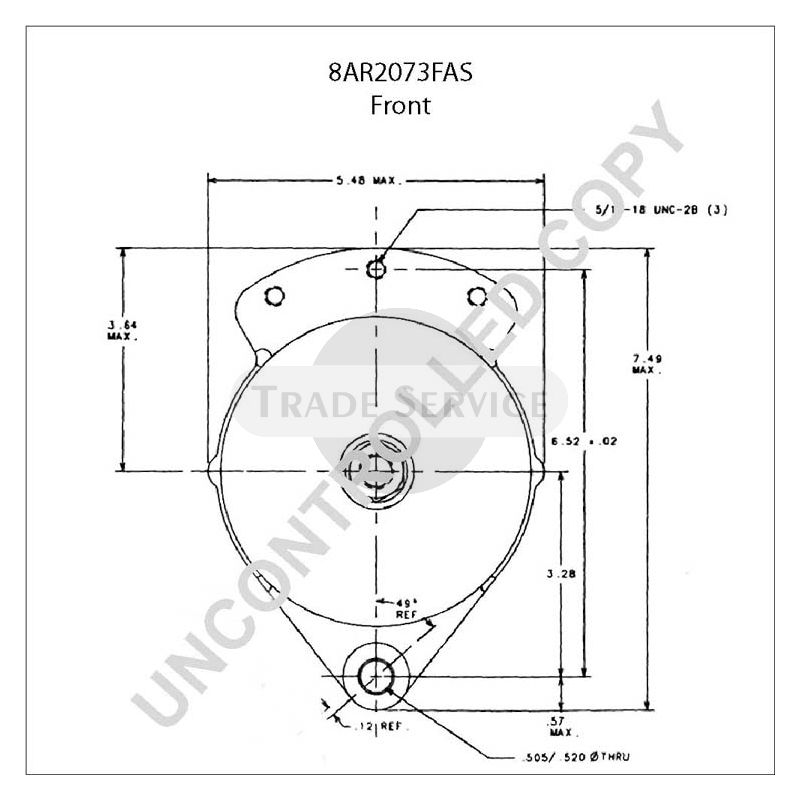 8AR2073FAS Prestolite Generator