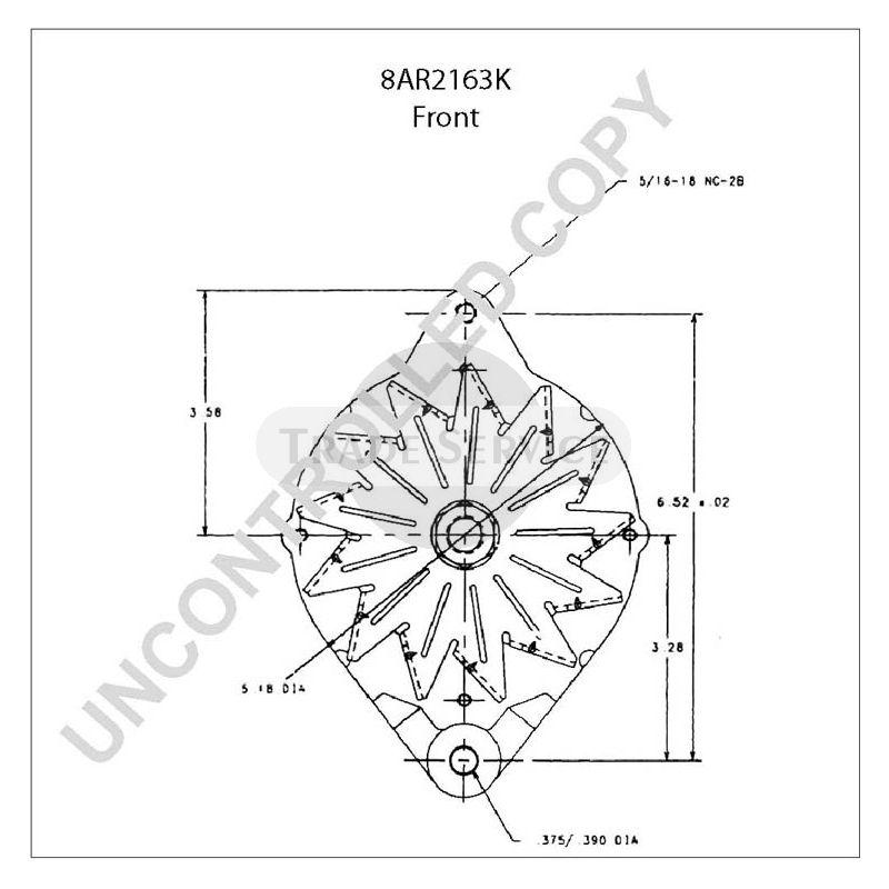 8AR2163K Prestolite Generator