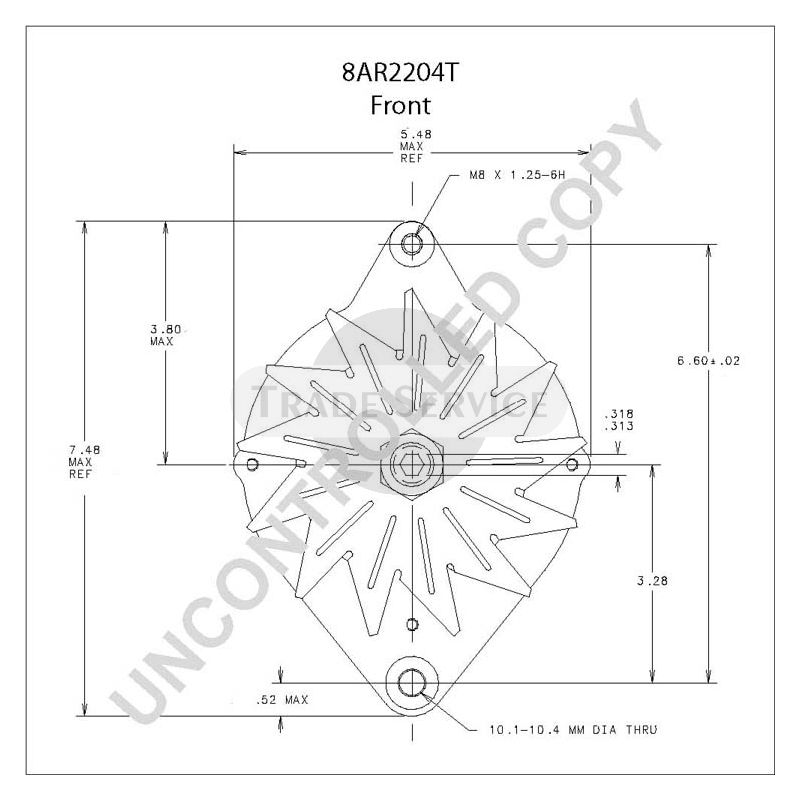 8AR2204T Prestolite Generator