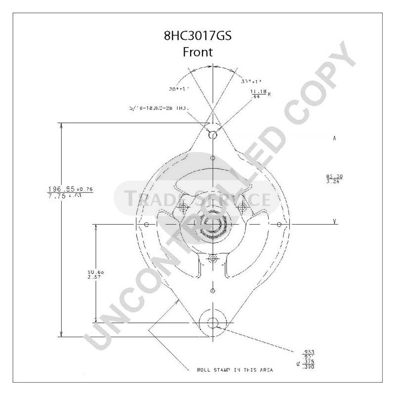 8HC3017GS Prestolite Generator
