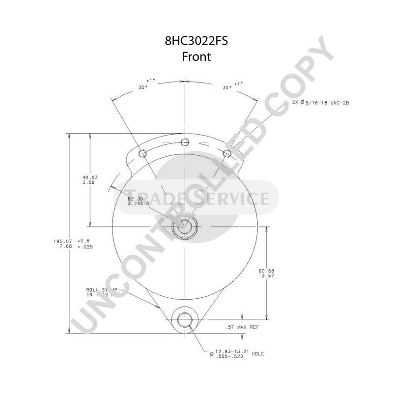 8HC3022FS Prestolite Generator
