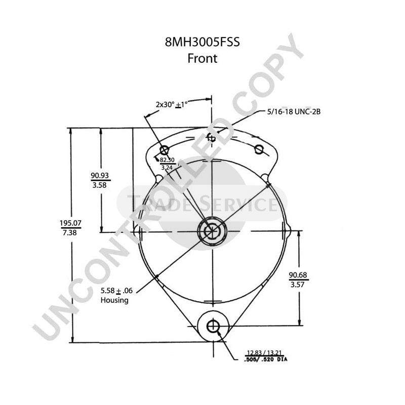 8MH3005FSS Prestolite Generator