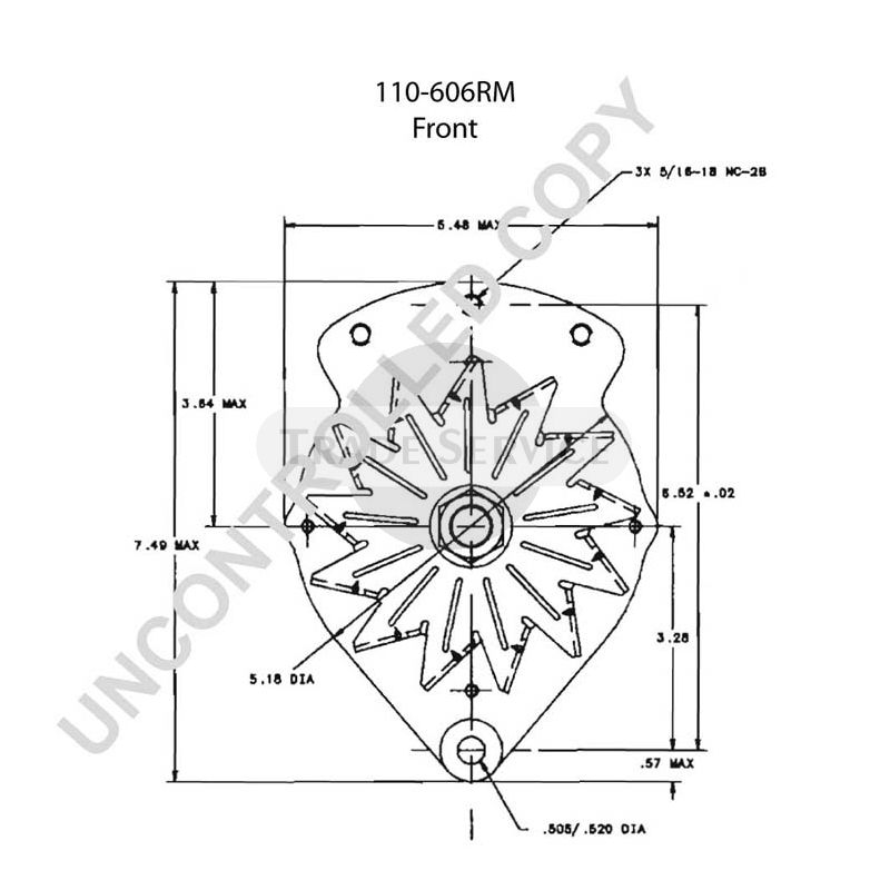 8MR2324L Prestolite Generator