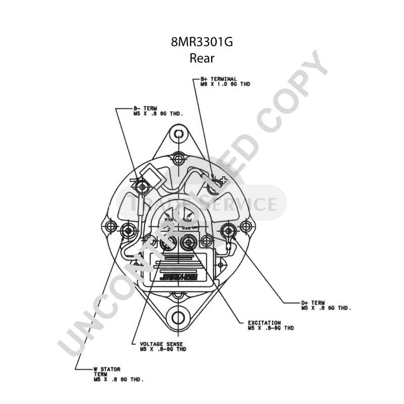 8MR3301G Prestolite Generator