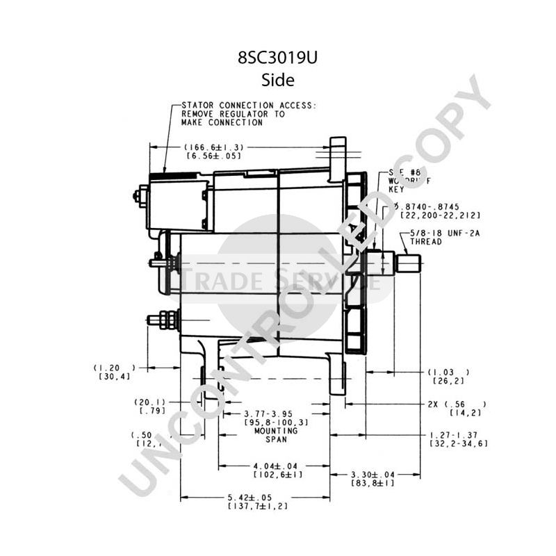 8SC3019U Prestolite Generator
