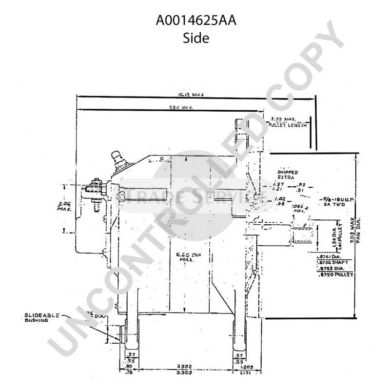 A0014625AA Prestolite Generator