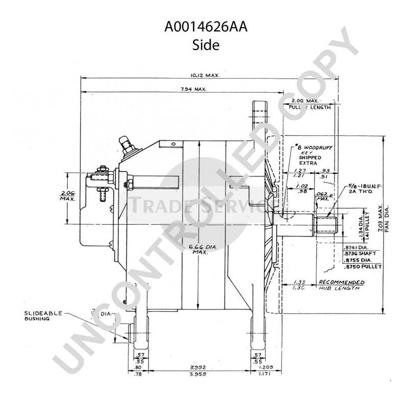 A0014626AA Prestolite Generator