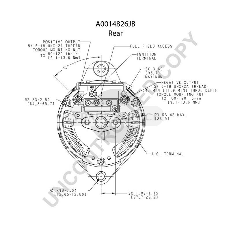 A0014826JB Prestolite Generator