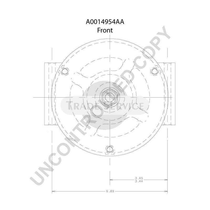 A0014954AAS Prestolite Generator