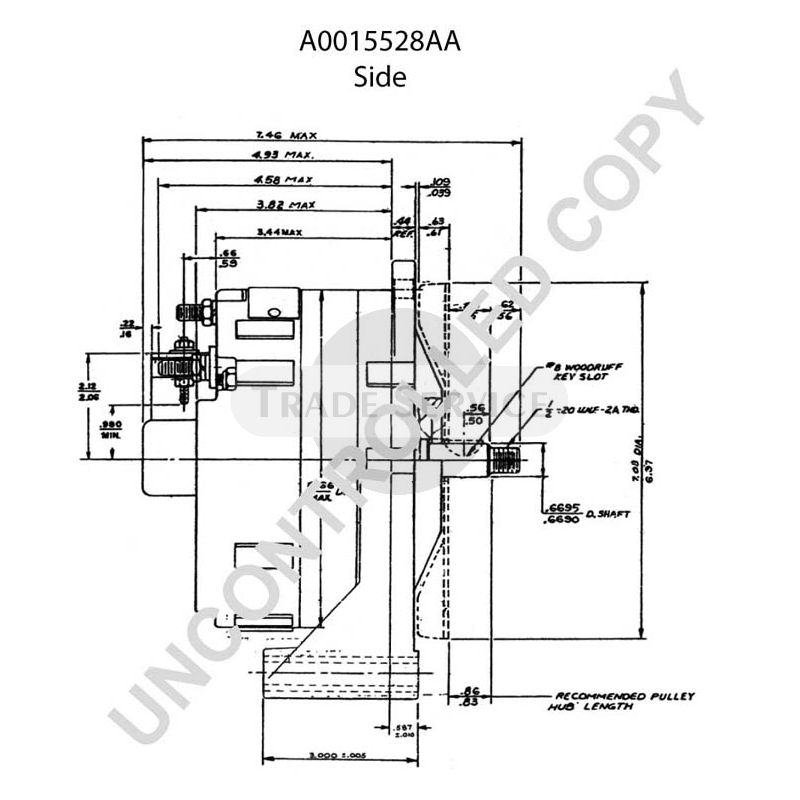 A0015528AA Prestolite Generator