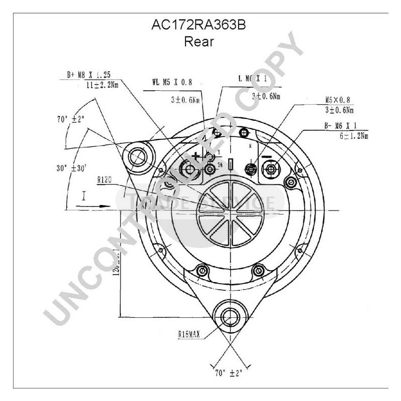 AC172RA363B Prestolite Generator