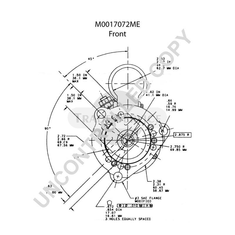 M0017072ME Prestolite Anlasser