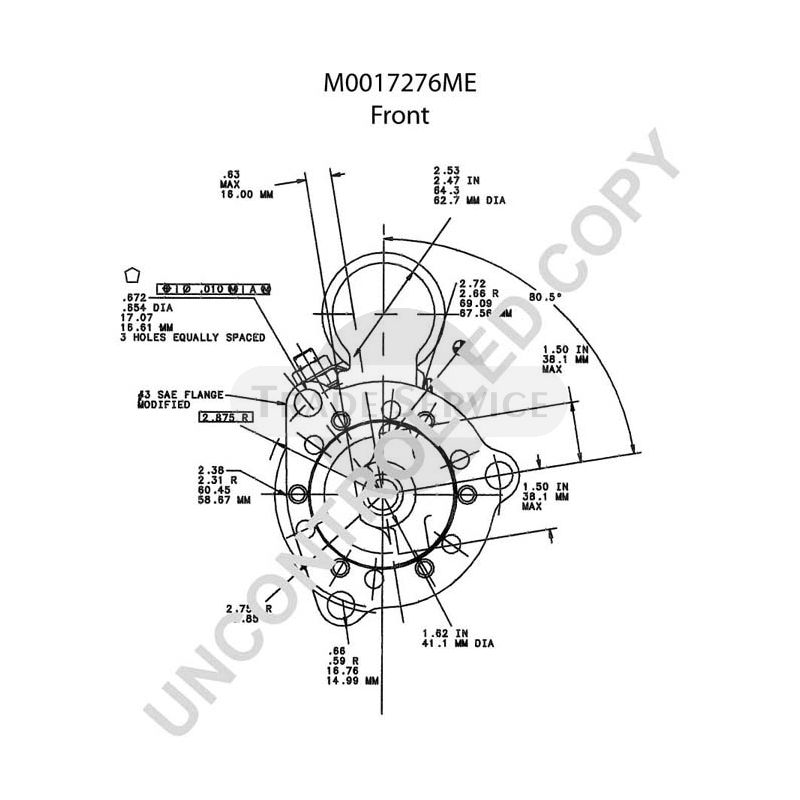 M0017276ME Prestolite Anlasser
