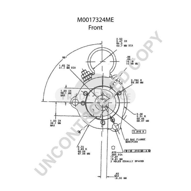 M0017324ME Prestolite Anlasser