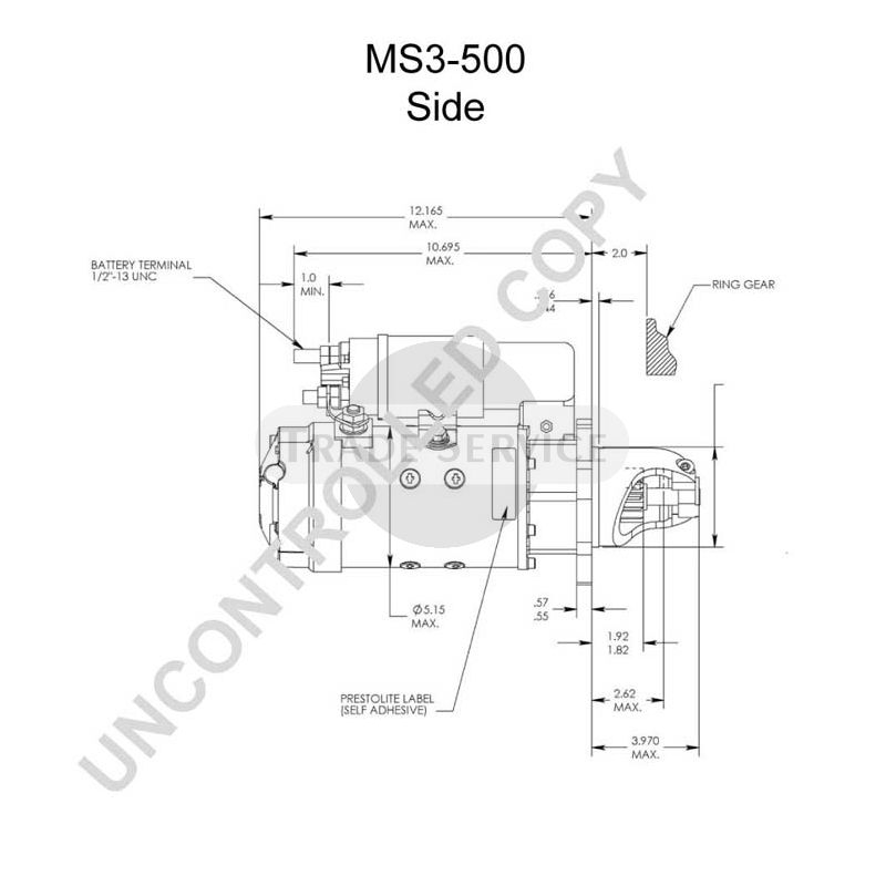 MS3-500 Prestolite Anlasser