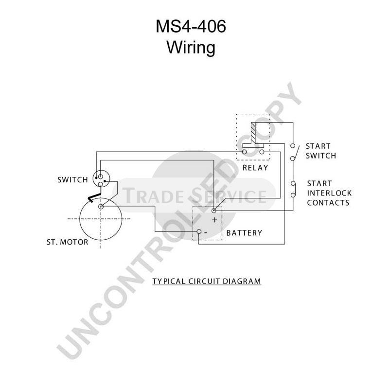 MS4-406 Prestolite Anlasser