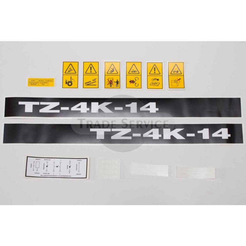 TZ-4K-14 Aufkleber set