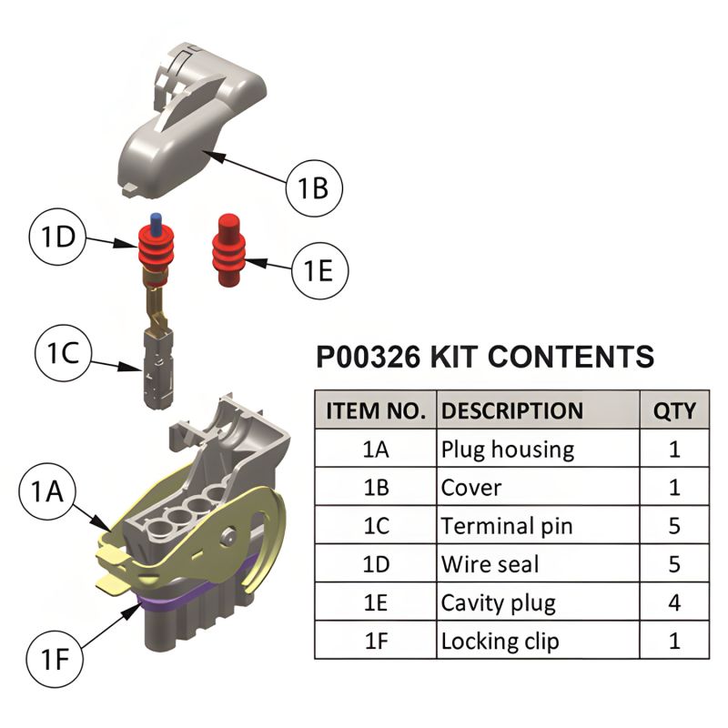 P00326 Prestolite Stecker