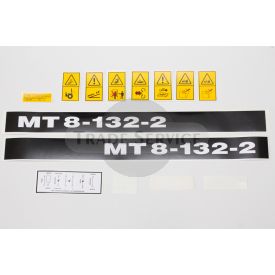 MT8-132-2 Aufkleber Satz