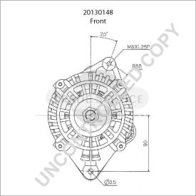 20130148 Prestolite Generator